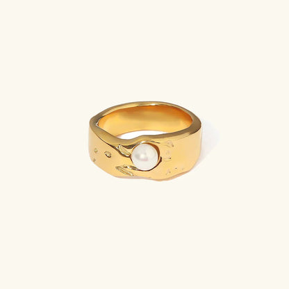 [Raffine]Cerulia Freshwater Pearl Ring