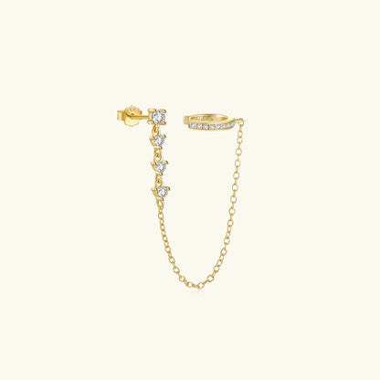 [Raffine]Audra Chain Cuff Earring