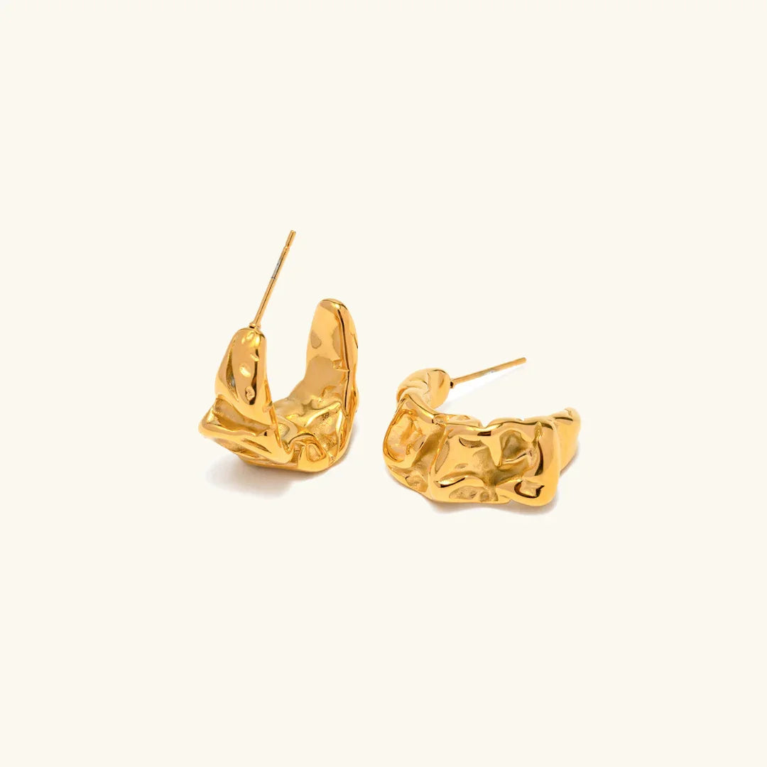 [Raffine]Ashley Gold Earrings