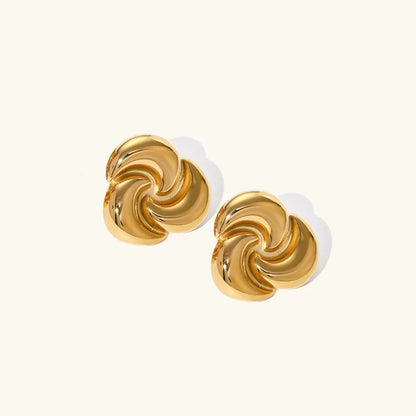 [Raffine]Celestia Gold Earrings