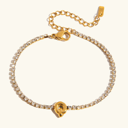 [Raffine]Avaria Bubble Letter Tennis Bracelet