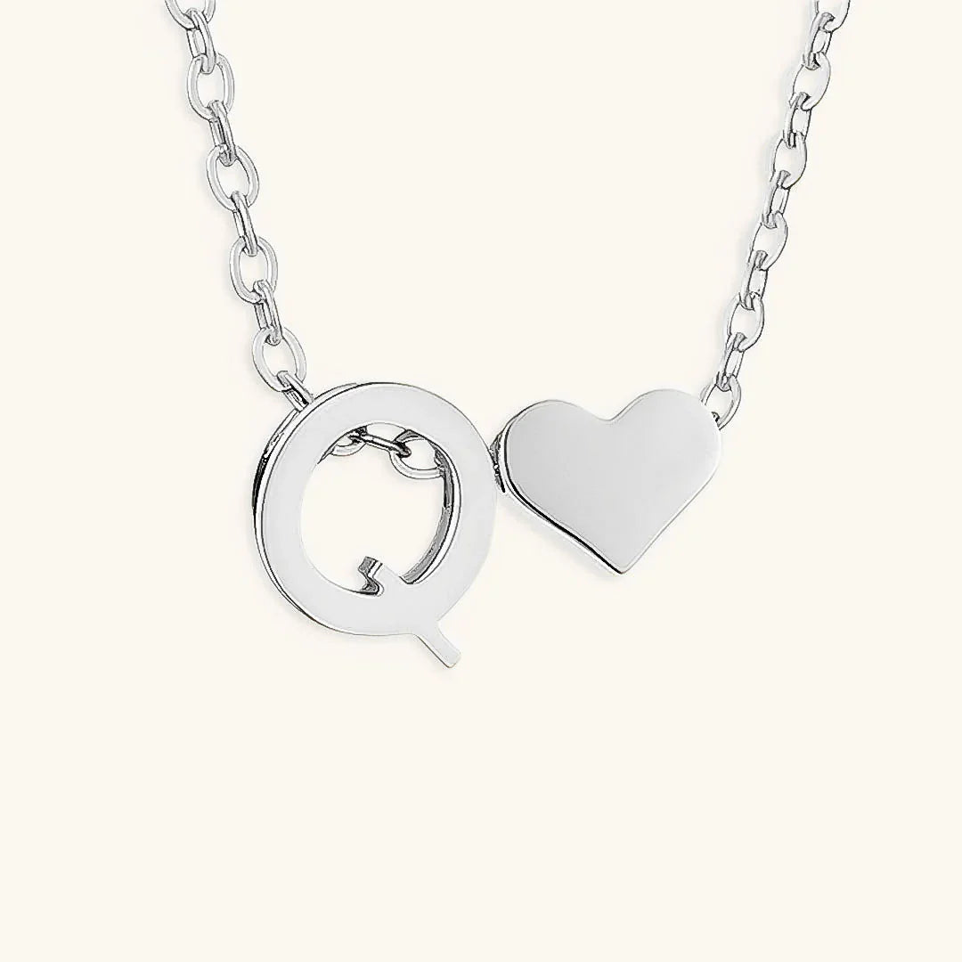 [Raffine]Ria Initial Letter Gold Necklace