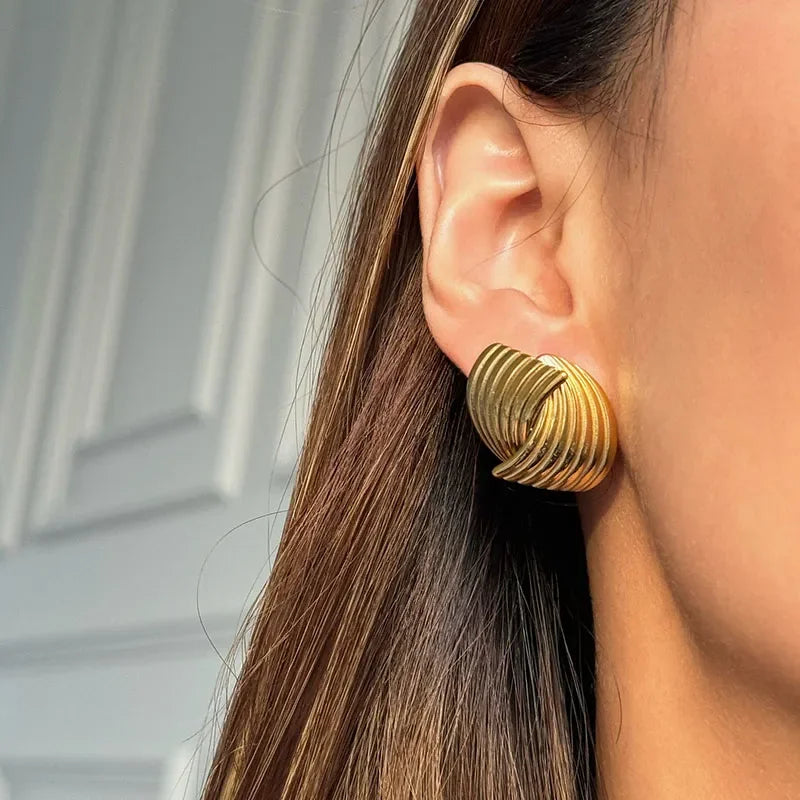 [Raffine]Sonia Gold Earrings