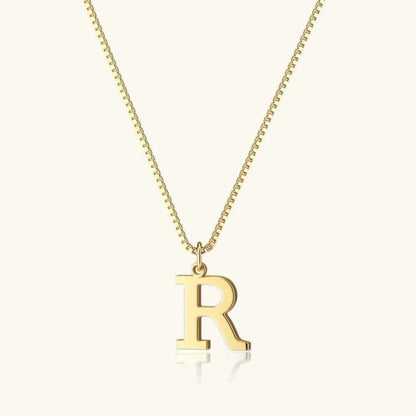 [Raffine]Therese Letter Initial Gold Necklace