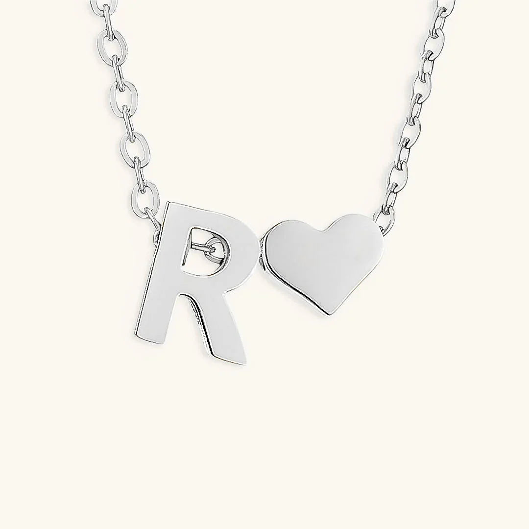 [Raffine]Ria Initial Letter Gold Necklace