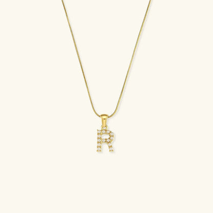 [Raffine]Augustine Initial Letter Pearl Necklace
