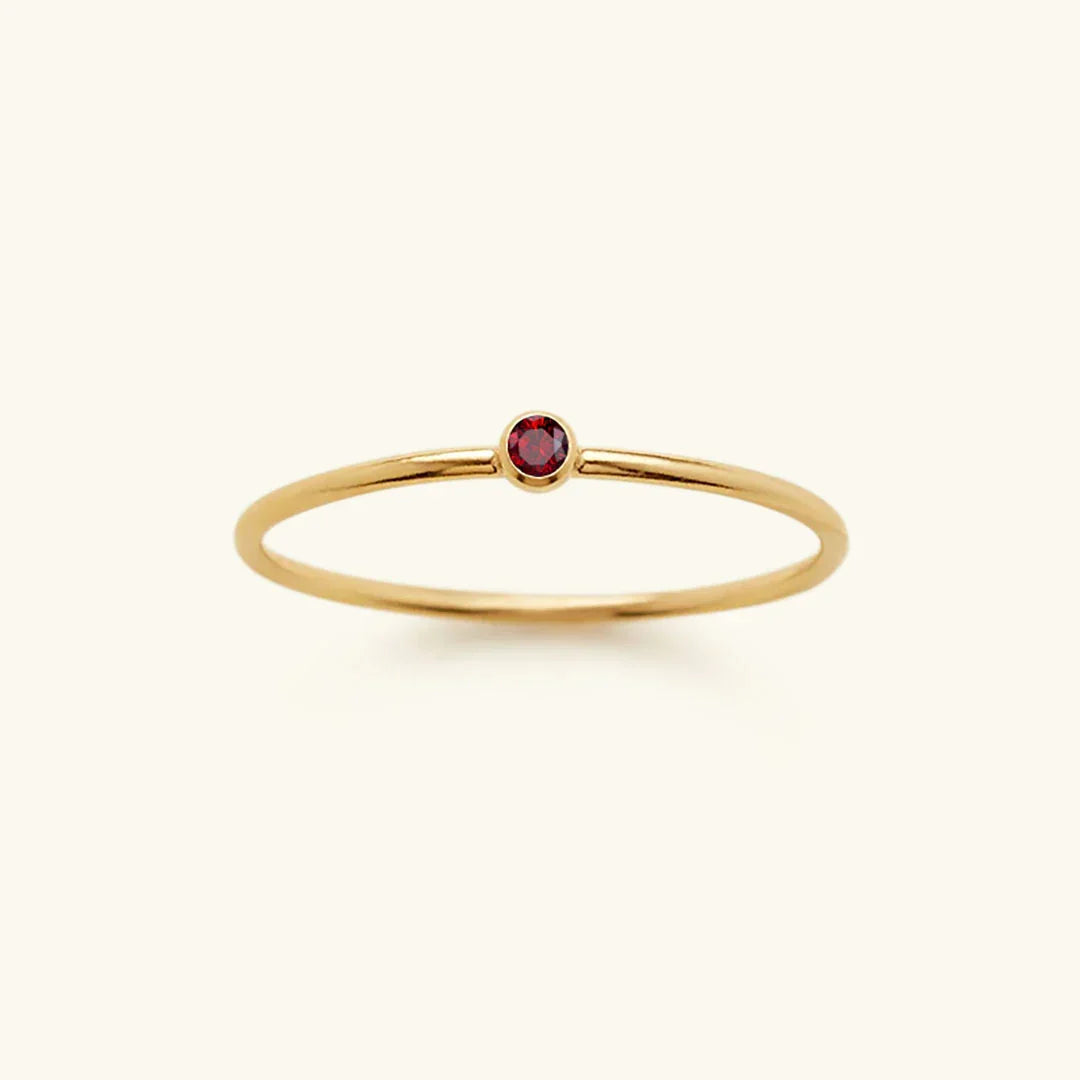 [Raffine]Amelia Birthstone Stacker Ring