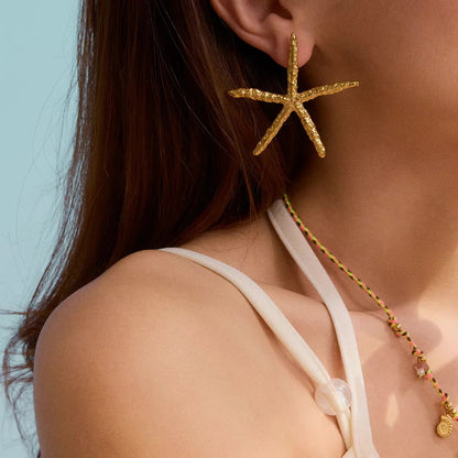 [Raffine]Claudia Gold Starfish Earrings