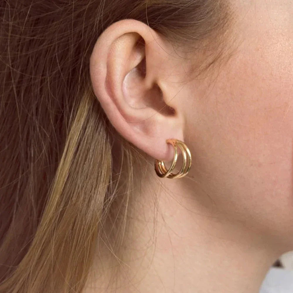 [Raffine]Cradle Gold Earrings