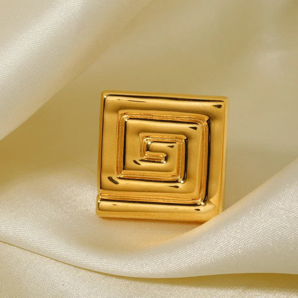 [Raffine]Karina Gold Earrings