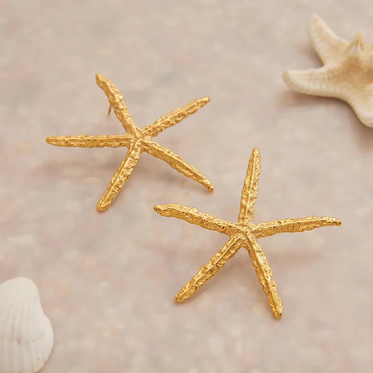 [Raffine]Claudia Gold Starfish Earrings