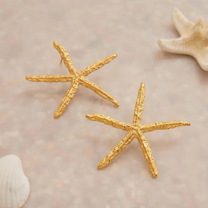 [Raffine]Claudia Gold Starfish Earrings