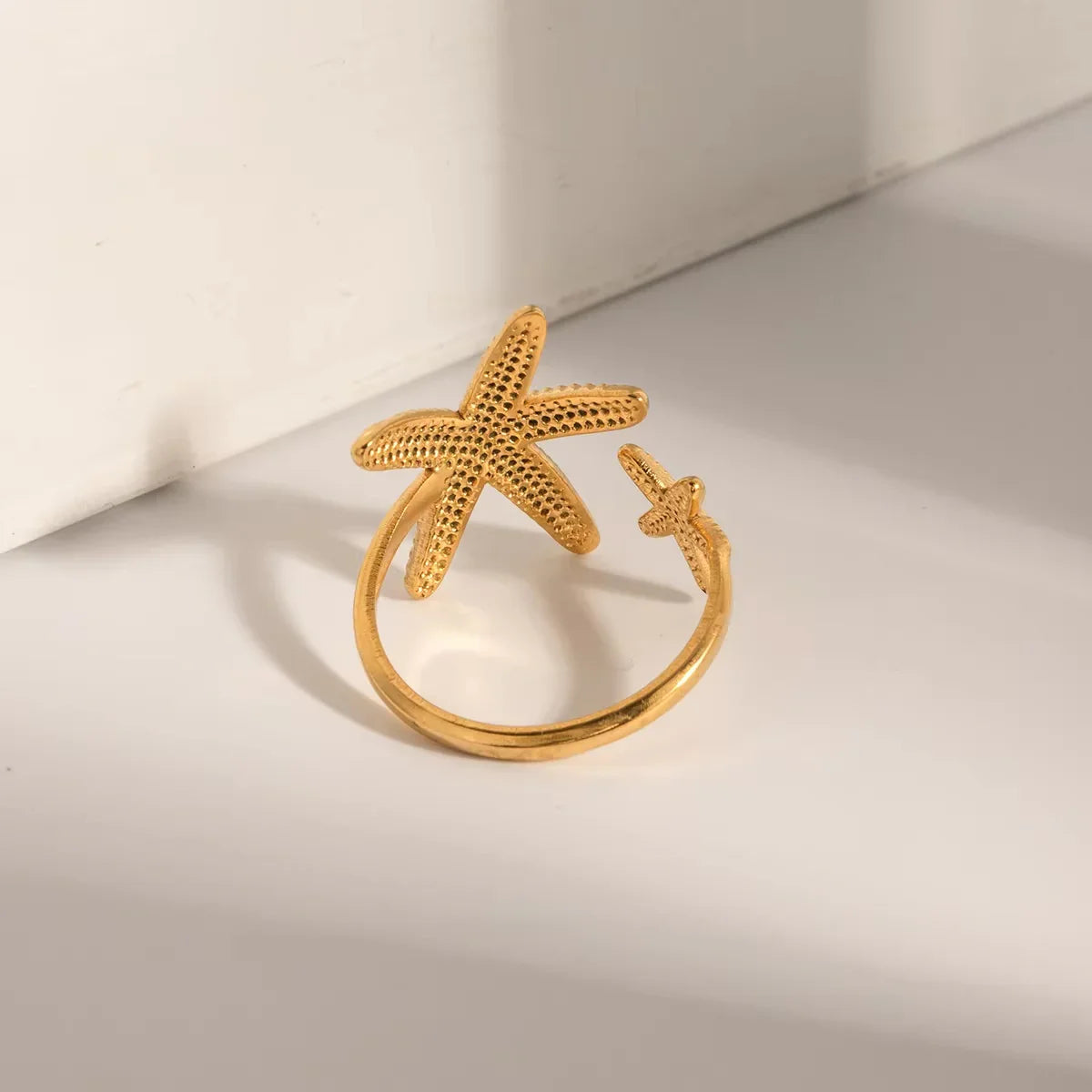 [Raffine]Seastar Gold Starfish Ring