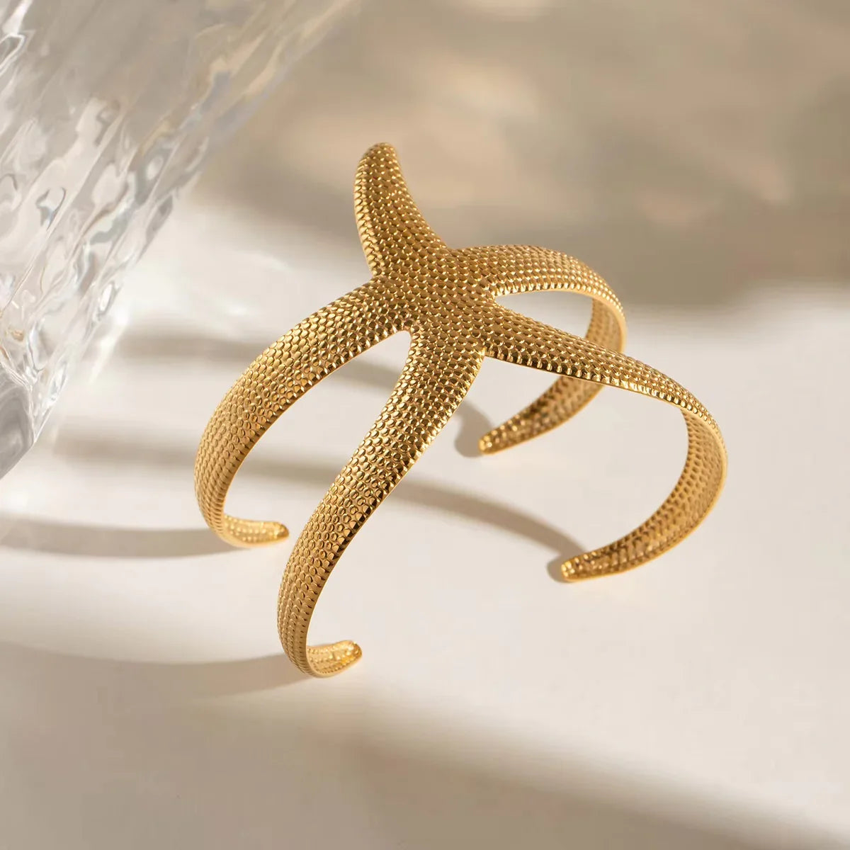 [Raffine]Annika Gold Starfish Cuff