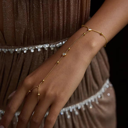 [Raffine]Winslow Gold Hand Chain
