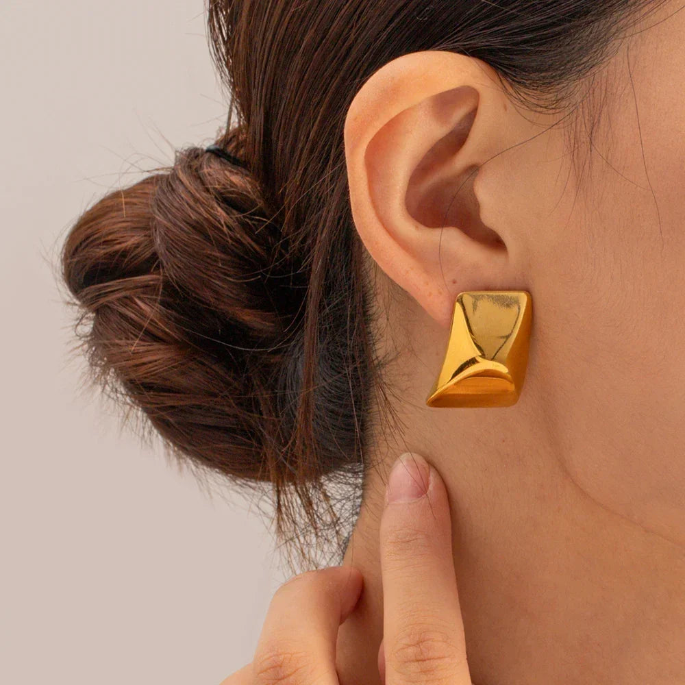 [Raffine]Elsie Gold Earrings