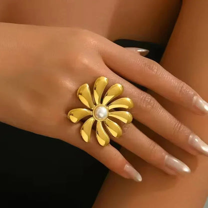 [Raffine]Bellemare Floral Gold Ring