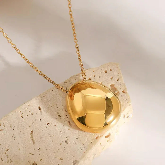 [Raffine]Claribel Gold Dome Necklace