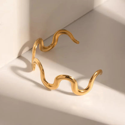 [Raffine]Senna Twisted Gold Bangle