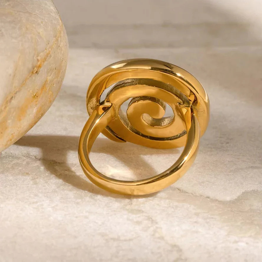 [Raffine]Christy Spiral Gold Ring