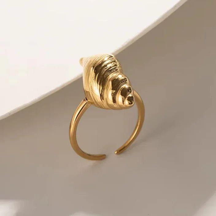 [Raffine]Ohana Sea Conch Gold Ring
