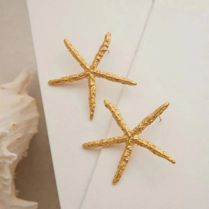 [Raffine]Claudia Gold Starfish Earrings