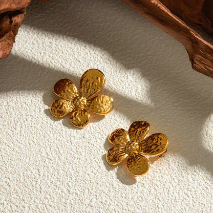 [Raffine]Daisy Gold Earrings