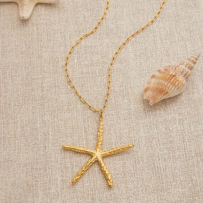 [Raffine]Claudia Gold Starfish Necklace