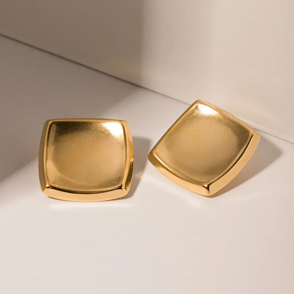 [Raffine]Poppy Gold Earrings