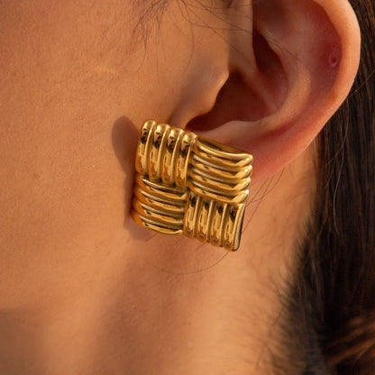 [Raffine]Cindy Gold Earrings