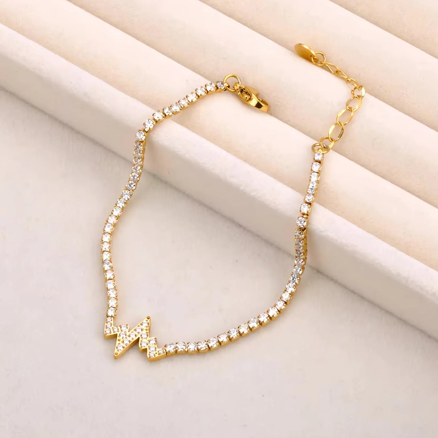 [Raffine]Annette Diamond Pulse Bracelet