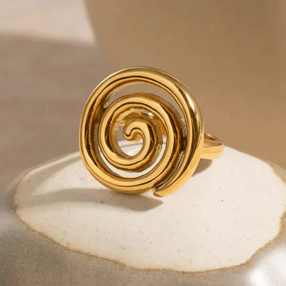 [Raffine]Christy Spiral Gold Ring