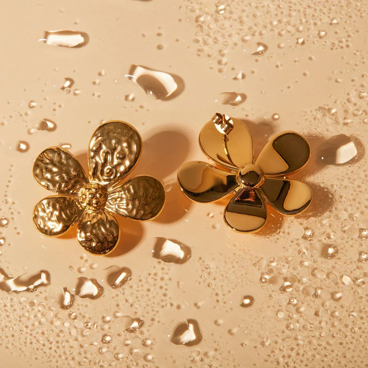 [Raffine]Daisy Gold Earrings