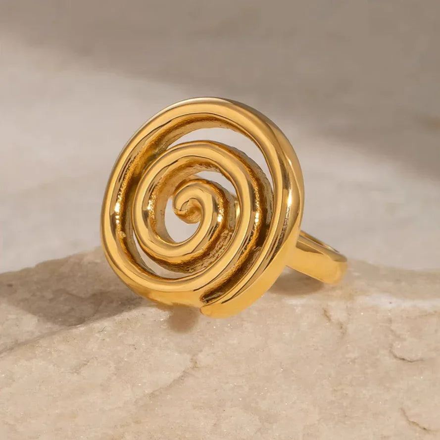 [Raffine]Christy Spiral Gold Ring