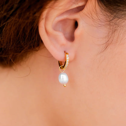[Raffine]Sara Pearl Earrings