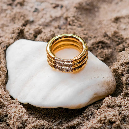 [Raffine]Serenity Diamond Gold Ring