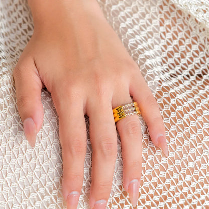 [Raffine]Serenity Diamond Gold Ring