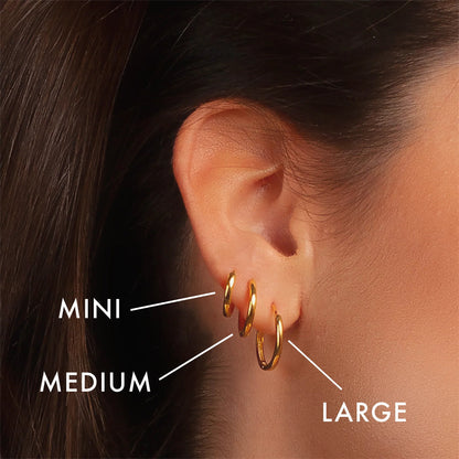 [Raffine]Classic Round Hoops