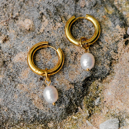 [Raffine]Stella Pearl Earrings