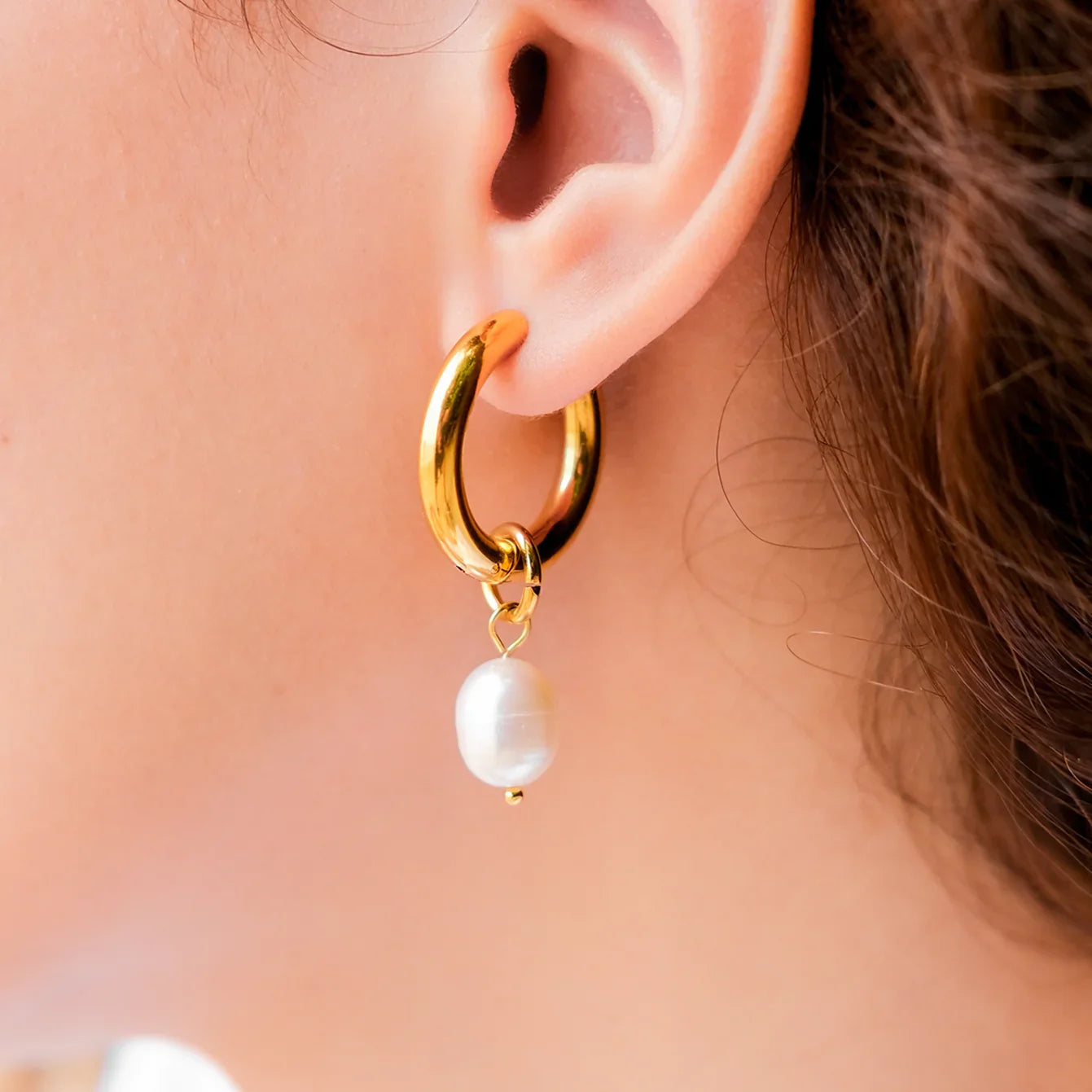 [Raffine]Stella Pearl Earrings