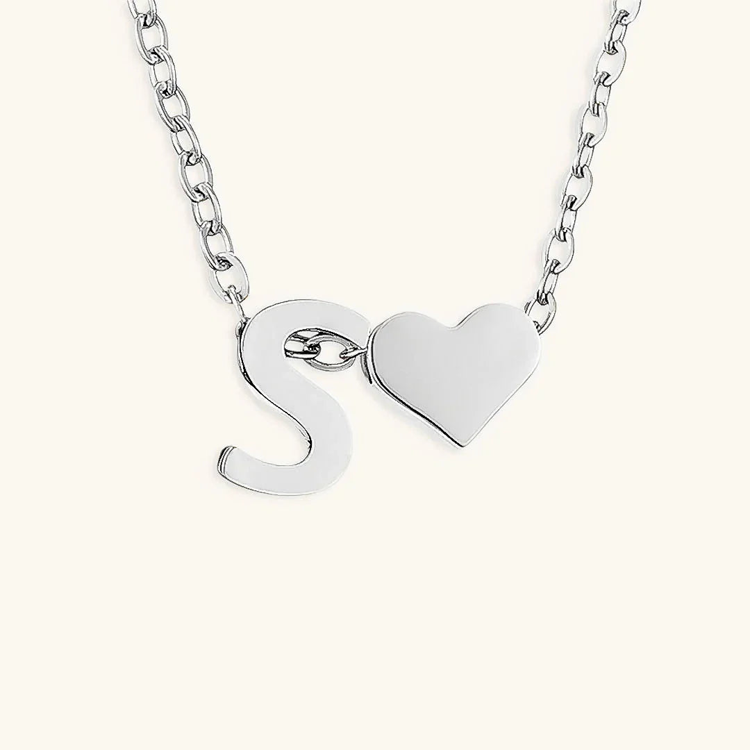 [Raffine]Ria Initial Letter Gold Necklace