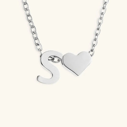 [Raffine]Ria Initial Letter Gold Necklace