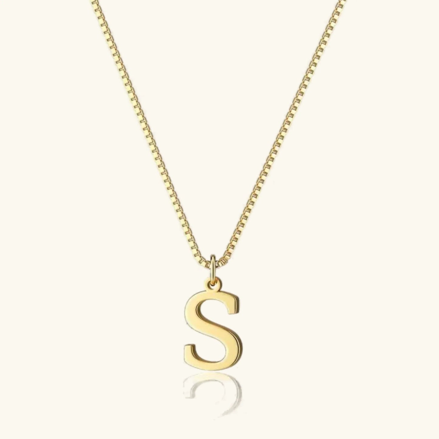 [Raffine]Therese Letter Initial Gold Necklace