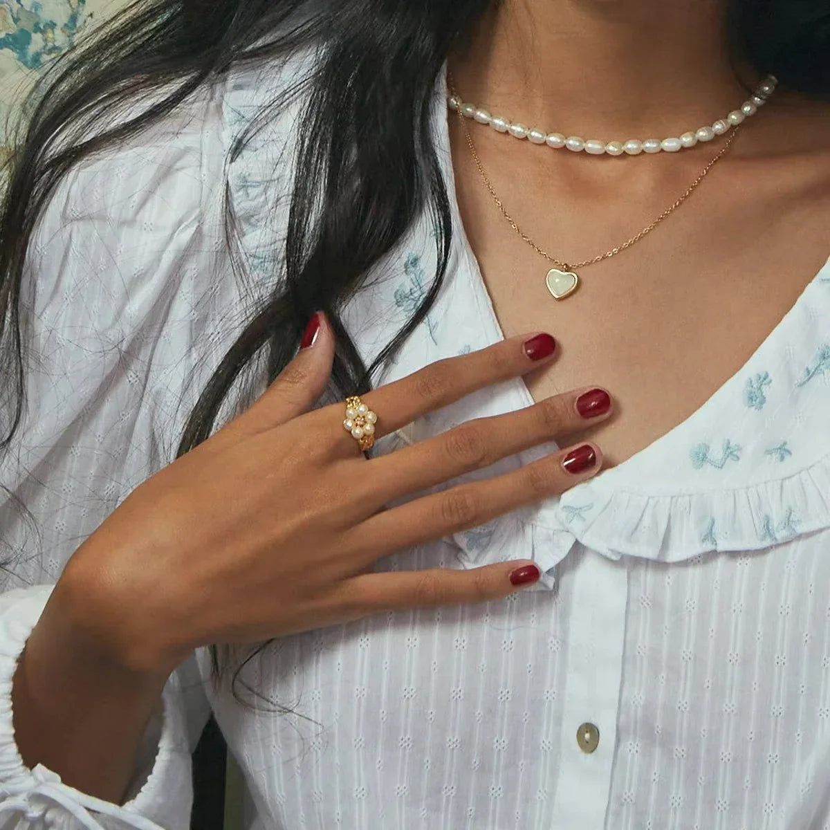 [Raffine]Thalia Freshwater Pearl Ring