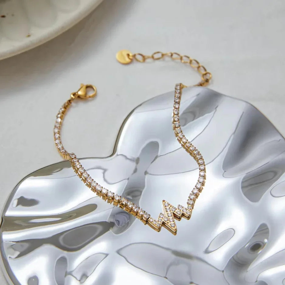 [Raffine]Annette Diamond Pulse Bracelet