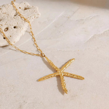 [Raffine]Claudia Gold Starfish Necklace