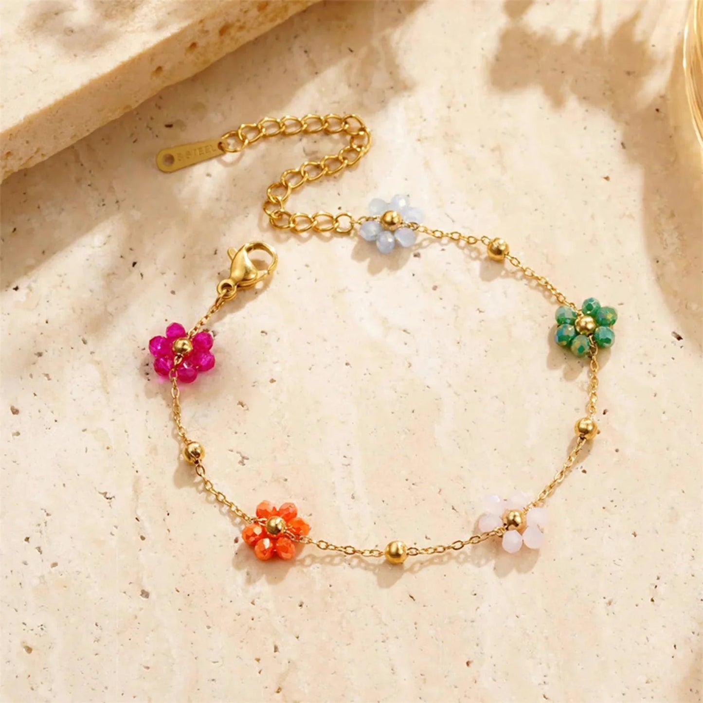 [Raffine]Azalea Floral Gold Bracelet