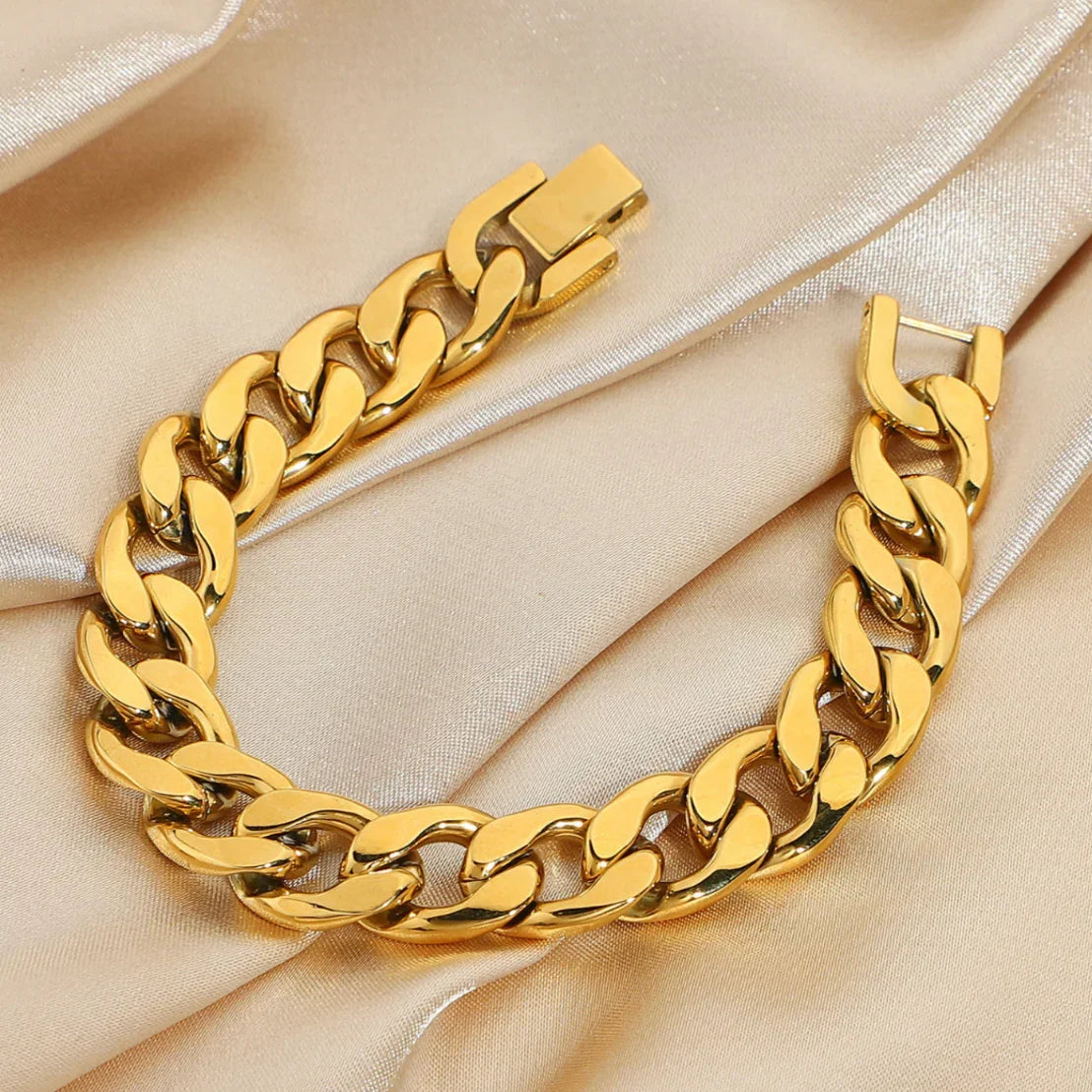 [Raffine]Kayle Gold Chain Bracelet
