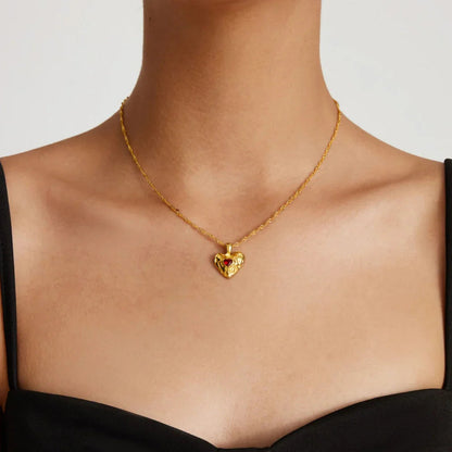 [Raffine]Vesper Gold Heart Necklace