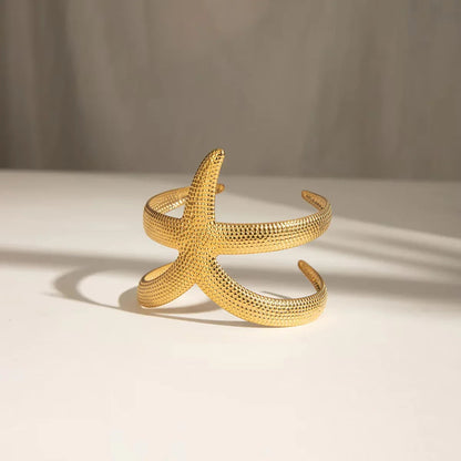 [Raffine]Annika Gold Starfish Cuff
